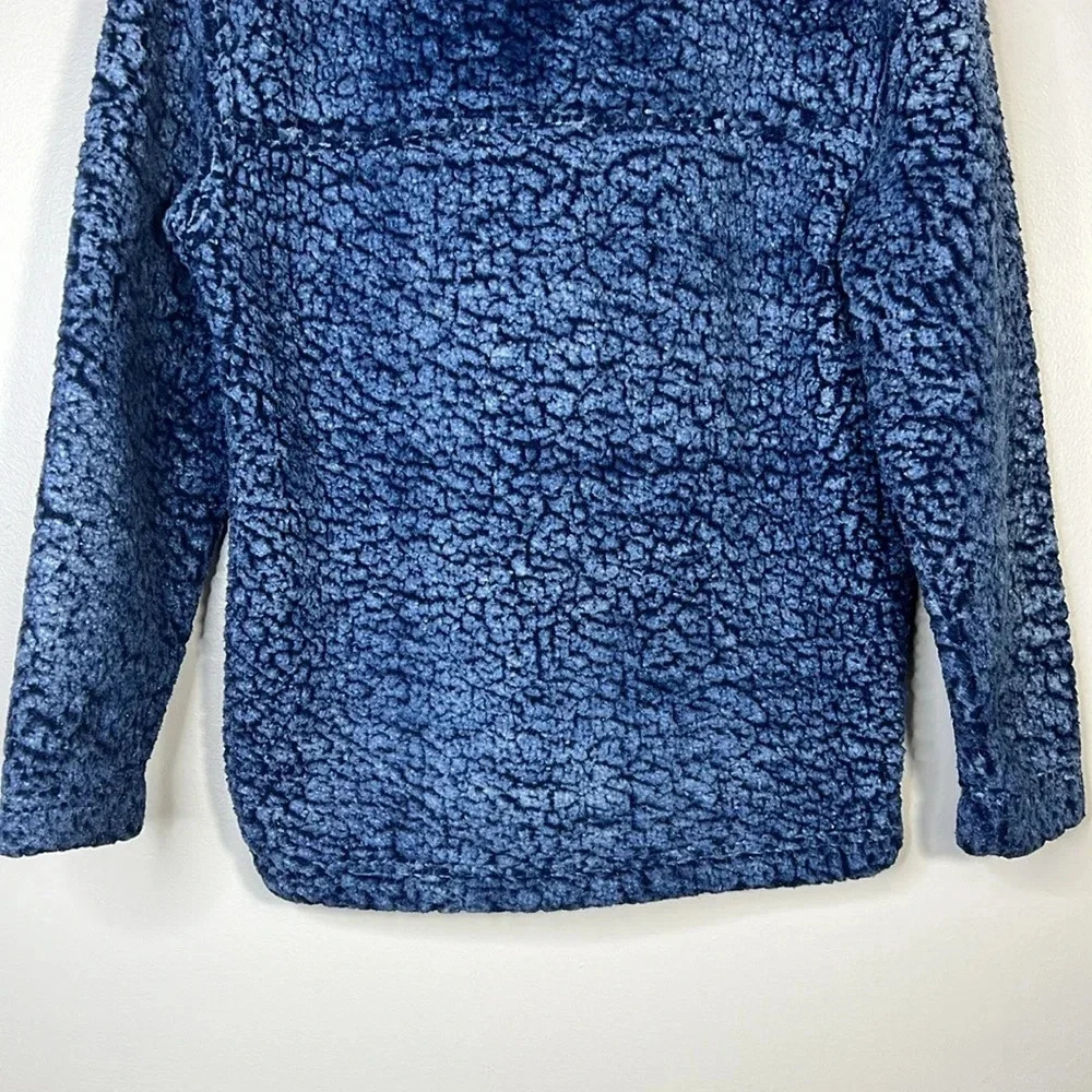 Boxercraft Florida Gator Sherpa Pullover Quarter-Zip Sweatshirt - Blue - XS - Picture 10 of 10
